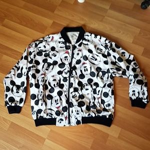 🔖SOLD.  Vintage Mickey Mouse bomber jacket
